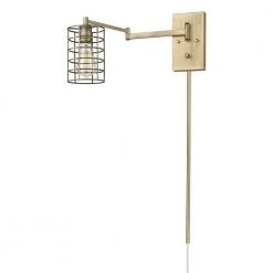 Jett 1-Light Aged Brass Sconce by Acclaim Lighting