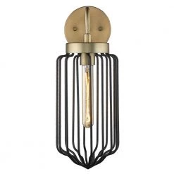 Reece 1-Light Aged Brass Sconce by Acclaim Lighting -Acclaim Lighting store aged brass acclaim lighting wall sconces in41503ab 1f 1000