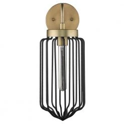Reece 1-Light Aged Brass Sconce by Acclaim Lighting -Acclaim Lighting store aged brass acclaim lighting wall sconces in41503ab 4f 1000