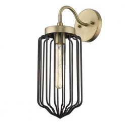 Reece 1-Light Aged Brass Sconce by Acclaim Lighting -Acclaim Lighting store aged brass acclaim lighting wall sconces in41503ab 76 1000