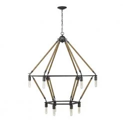 Holden 12-Light Antique Gray Wagon Wheel Chandelier by Acclaim Lighting -Acclaim Lighting store antique gray acclaim lighting chandeliers in10056agy 1f 1000