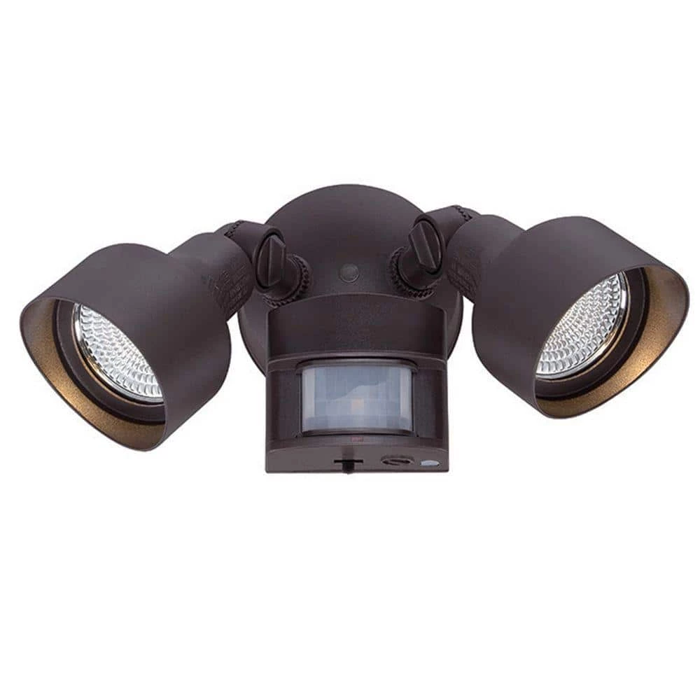 Flood Lights Collection 2-Light Architectural Bronze Motion Activated Outdoor LED Light Fixture by Acclaim Lighting 3 Flood Lights Collection 2-Light Architectural Bronze Motion Activated Outdoor LED Light Fixture by Acclaim Lighting