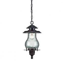 Blue Ridge Collection 1-Light Architectural Bronze Outdoor Hanging Lantern by Acclaim Lighting
