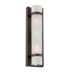Apollo Collection 2-Light Architectural Bronze Outdoor Wall Lantern Sconce by Acclaim Lighting