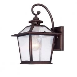Salem Collection 1-Light Architectural Bronze Outdoor Wall-Mount Coach Light Sconce by Acclaim Lighting