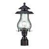 Blue Ridge 1-Light Architectural Bronze Outdoor Post Mount Light Fixture by Acclaim Lighting