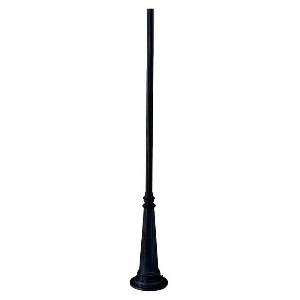 Surface Mounted Posts 10 ft. Matte Black Fluted Outdoor Light Post by Acclaim Lighting 3 Surface Mounted Posts 10 ft. Matte Black Fluted Outdoor Light Post by Acclaim Lighting