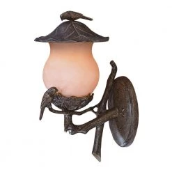 Avian Collection 2-Light Black Coral Outdoor Wall Lantern Sconce by Acclaim Lighting