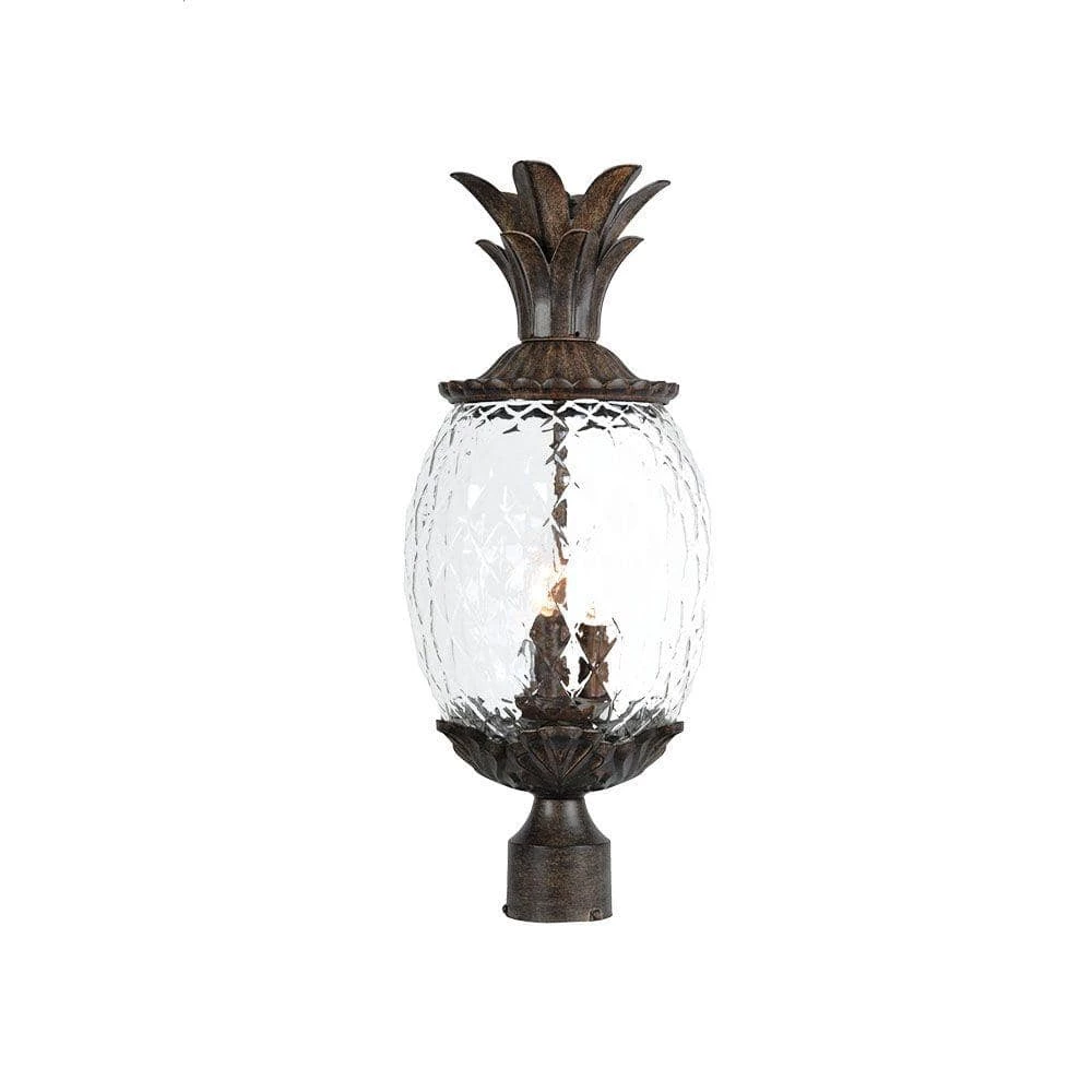 Lanai Collection Post-Mount 3-Light Outdoor Black Coral Light Fixture by Acclaim Lighting 3 Lanai Collection Post-Mount 3-Light Outdoor Black Coral Light Fixture by Acclaim Lighting