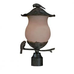 Avian 2-Light Black Coral Outdoor Post Light Fixture by Acclaim Lighting