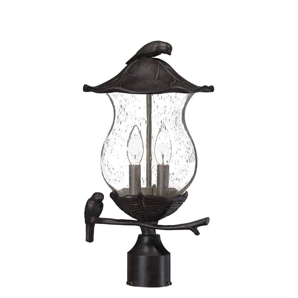 Avian 2-Light Black Coral Outdoor Post Light Fixture by Acclaim Lighting 3 Avian 2-Light Black Coral Outdoor Post Light Fixture by Acclaim Lighting