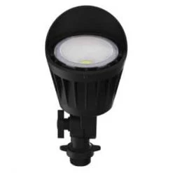 10-Watt Black Outdoor Integrated LED Flood Mini Bullet with Toolless Adjustable Head 3000K Soft White by HALCO LIGHTING TECHNOLOGIES