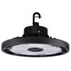 1 ft. 400-Watt Equivalent 150-Watt Integrated LED Dimmable Black Round UFO High Bay Light Fixture CCT & Lumen Selectable by HALCO LIGHTING TECHNOLOGIES 1 1 ft. 400-Watt Equivalent 150-Watt Integrated LED Dimmable Black Round UFO High Bay Light Fixture CCT & Lumen Selectable by HALCO LIGHTING TECHNOLOGIES -Acclaim Lighting store black halco lighting technologies high bay lights hrhb 150 cs u bl 30253 64 1000