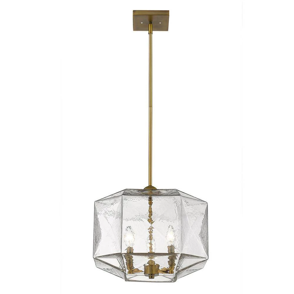 Loft 3-Light Brass Pendant by Acclaim Lighting 5 Loft 3-Light Brass Pendant by Acclaim Lighting - Image 3