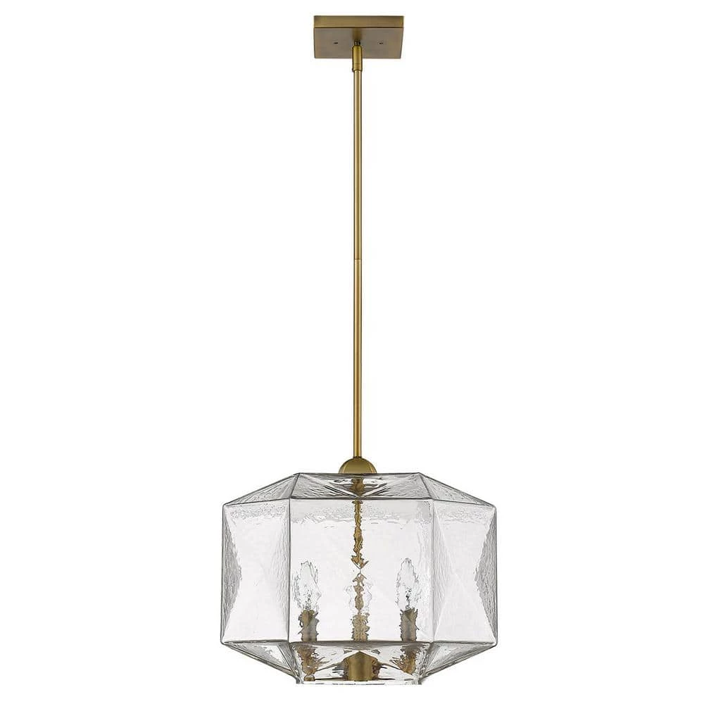 Loft 3-Light Brass Pendant by Acclaim Lighting 3 Loft 3-Light Brass Pendant by Acclaim Lighting