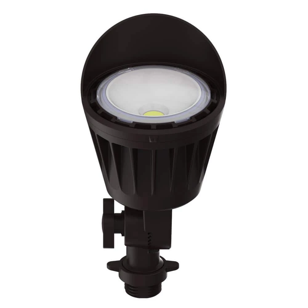 10-Watt Bronze Outdoor Integrated LED Flood Mini Bullet with Toolless Adjustable Head 3000K Soft White by HALCO LIGHTING TECHNOLOGIES 3 10-Watt Bronze Outdoor Integrated LED Flood Mini Bullet with Toolless Adjustable Head 3000K Soft White by HALCO LIGHTING TECHNOLOGIES