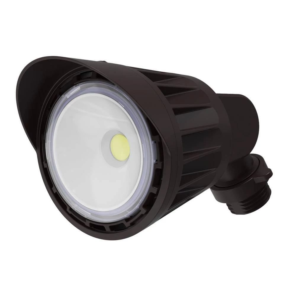 10-Watt Bronze Outdoor Integrated LED Flood Mini Bullet with Toolless Adjustable Head 3000K Soft White by HALCO LIGHTING TECHNOLOGIES 4 10-Watt Bronze Outdoor Integrated LED Flood Mini Bullet with Toolless Adjustable Head 3000K Soft White by HALCO LIGHTING TECHNOLOGIES - Image 2