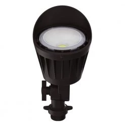 10-Watt Bronze Outdoor Integrated LED Flood Mini Bullet with Toolless Adjustable Head 5000K Daylight by HALCO LIGHTING TECHNOLOGIES