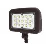 50-Watt 120-277-Volt Knuckle Line Voltage Bronze Outdoor Integrated LED Medium Landscape Flood Light, Selectable Color by HALCO LIGHTING TECHNOLOGIES -Acclaim Lighting store bronze halco lighting technologies landscape flood lights flfs50 3cctu kn 10343 64 1000