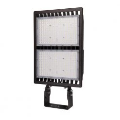 300-Watt Yoke Mount Line Voltage Bronze Outdoor Integrated LED Large Landscape Flood Light, Cool White by HALCO LIGHTING TECHNOLOGIES
