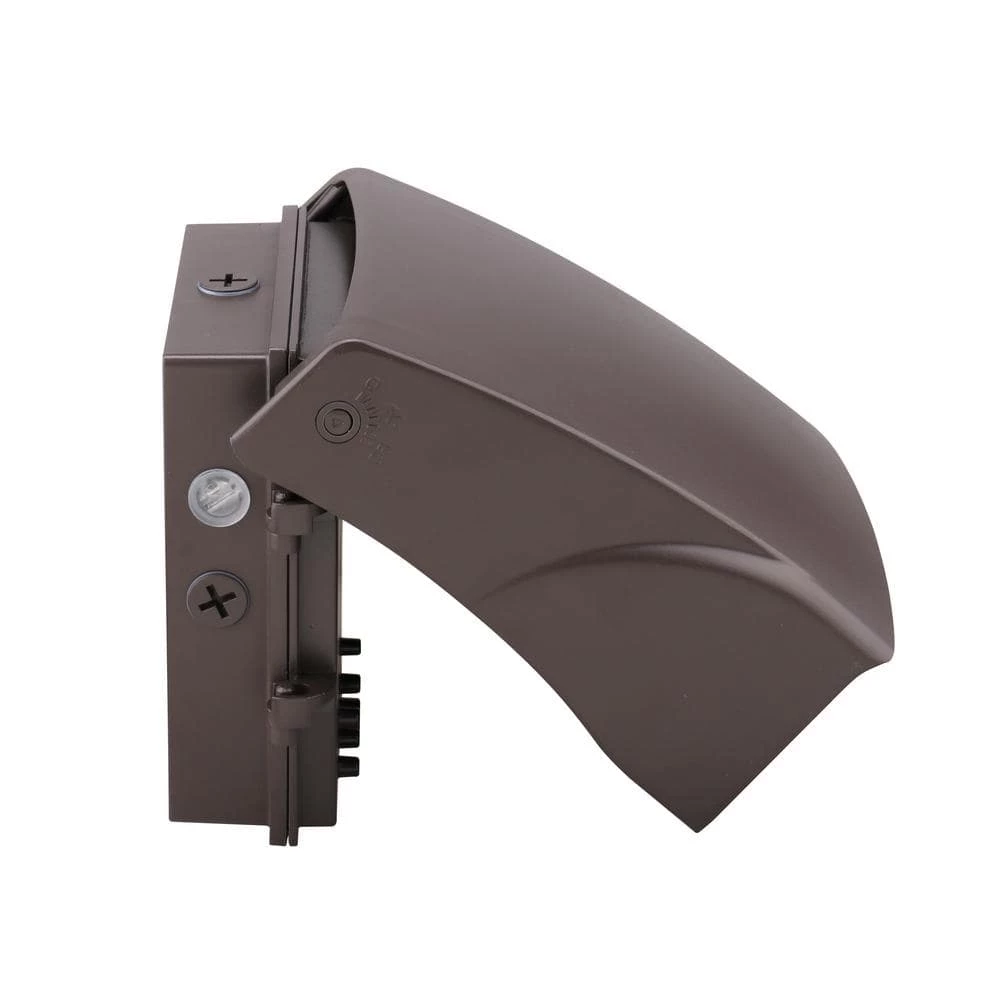 50-Watt Equivalent 15-Watt Integrated LED Bronze Outdoor Wall Pack Light Full Cutoff Adjustable 3000K/4000K/5000K by HALCO LIGHTING TECHNOLOGIES 5 50-Watt Equivalent 15-Watt Integrated LED Bronze Outdoor Wall Pack Light Full Cutoff Adjustable 3000K/4000K/5000K by HALCO LIGHTING TECHNOLOGIES - Image 3