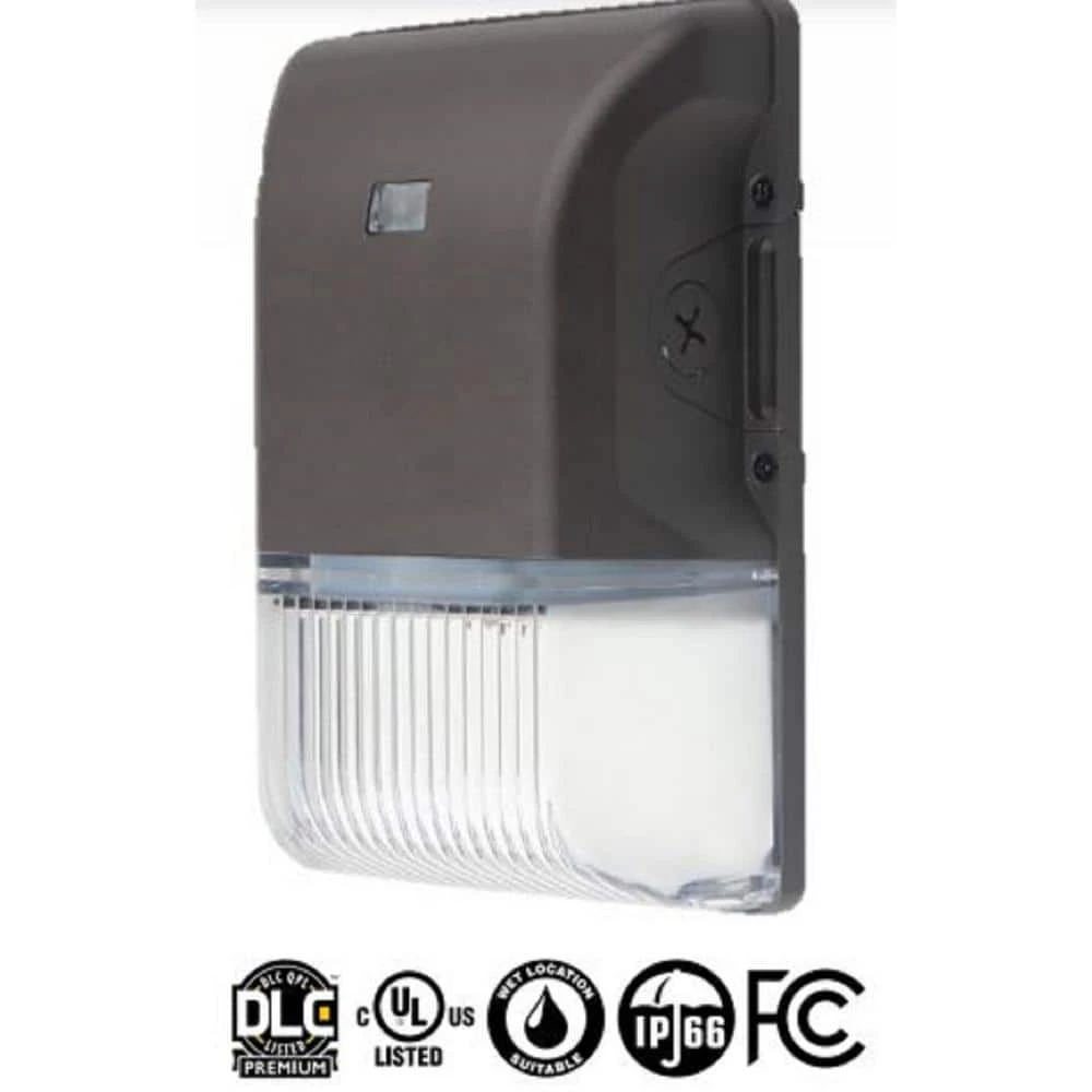 175-Watt Equivalent 26-Watt Integrated LED Bronze Outdoor Wall Pack Light 3000K, 4000K 5000K Dusk to Dawn Selectable CCT by HALCO LIGHTING TECHNOLOGIES 4 175-Watt Equivalent 26-Watt Integrated LED Bronze Outdoor Wall Pack Light 3000K, 4000K 5000K Dusk to Dawn Selectable CCT by HALCO LIGHTING TECHNOLOGIES - Image 2