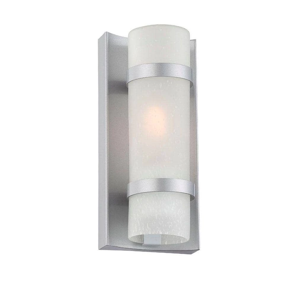 Apollo Collection 1-Light Brushed Silver Outdoor Wall Lantern Sconce by Acclaim Lighting 3 Apollo Collection 1-Light Brushed Silver Outdoor Wall Lantern Sconce by Acclaim Lighting