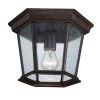 Dover Collection 1-Light Burled Walnut Outdoor Ceiling Fixture by Acclaim Lighting -Acclaim Lighting store burled walnut acclaim lighting outdoor flush mount lights 5275bw sd 64 1000