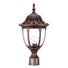 Suffolk 1-Light Burled Walnut Outdoor Post-Mount Fixture by Acclaim Lighting -Acclaim Lighting store burled walnut acclaim lighting post lanterns 5067bw 64 1000