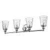 Mae 32 in. 4-Light Chrome Vanity Light by Acclaim Lighting