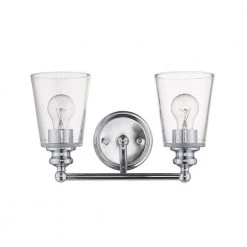 Ceil 2-Light Chrome Vanity by Acclaim Lighting -Acclaim Lighting store chrome acclaim lighting vanity lighting in41401ch 4f 1000