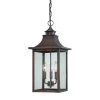 St. Charles Collection Hanging Outdoor 3-Light Copper Pantina Light Fixture by Acclaim Lighting -Acclaim Lighting store copper pantina acclaim lighting outdoor pendant lights 8316cp 64 1000