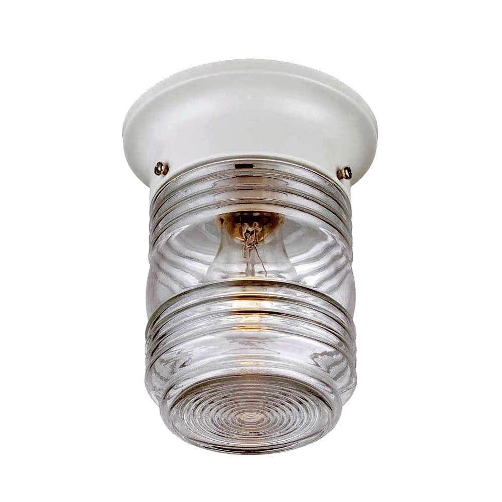Builder's Choice Collection Ceiling-Mount 1-Light White Outdoor Light Fixture by Acclaim Lighting 3 Builder's Choice Collection Ceiling-Mount 1-Light White Outdoor Light Fixture by Acclaim Lighting