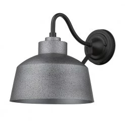 Barnes 1-Light Gray Outdoor Wall Light by Acclaim Lighting