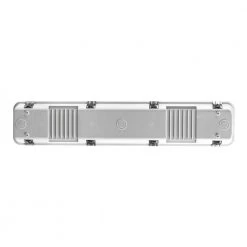 2 ft. 34-Watt Equivalent Integrated LED Gray Strip Light Fixture Selectable CCT 3500/4000/5000K Vapor Tight by HALCO LIGHTING TECHNOLOGIES 11 2 ft. 34-Watt Equivalent Integrated LED Gray Strip Light Fixture Selectable CCT 3500/4000/5000K Vapor Tight by HALCO LIGHTING TECHNOLOGIES -Acclaim Lighting store gray halco lighting technologies strip light fixtures lvpt 2 ws cs u 28090 1f 1000