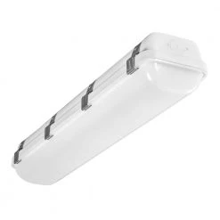 2 ft. 34-Watt Equivalent Integrated LED Gray Strip Light Fixture Selectable CCT 3500/4000/5000K Vapor Tight by HALCO LIGHTING TECHNOLOGIES