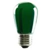 11-Watt Equivalent 1.4-Watt S14 Dimmable LED Sign Light Bulb Green IP65 Wet Location(25-Pack) 80519 by HALCO LIGHTING TECHNOLOGIES -Acclaim Lighting store green halco lighting technologies colored light bulbs s14grn1c led 80519 64 1000