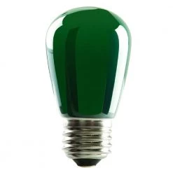 11-Watt Equivalent 1.4-Watt S14 Dimmable LED Sign Light Bulb Green IP65 Wet Location(25-Pack) 80519 by HALCO LIGHTING TECHNOLOGIES