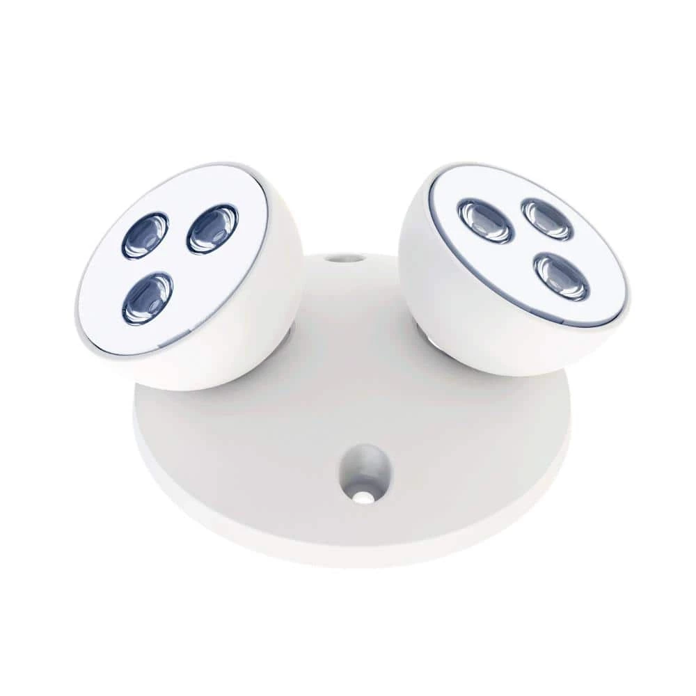 White Dual Remote Indoor Head for Evade Emergency Unit by HALCO LIGHTING TECHNOLOGIES 3 White Dual Remote Indoor Head for Evade Emergency Unit by HALCO LIGHTING TECHNOLOGIES