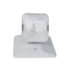White Single Remote Indoor Head for Evade Exit Unit by HALCO LIGHTING TECHNOLOGIES