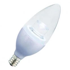 25-Watt Equivalent 3-Watt B11 Dimmable LED Chrome Warm White 2700K Light Bulb 80790 by HALCO LIGHTING TECHNOLOGIES