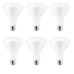 Contractor Pack 65-Watt Equivalent 8-Watt BR30 Dimmable LED Soft White 3000K Light Bulb (6-Pack) 82170 by HALCO LIGHTING TECHNOLOGIES