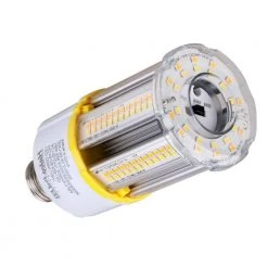 70-Watt Equivalent 12-Watt Corn Cob ED17 HID LED High Bay Bypass Light Bulb Med 120-277-Volt Selectable 300040005000K by HALCO LIGHTING TECHNOLOGIES -Acclaim Lighting store halco lighting technologies led light bulbs hid12 cs e26 led 82361 c3 1000