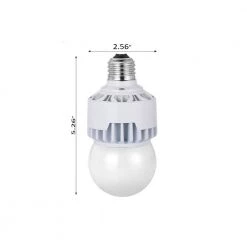 80-Watt Equivalent 20-Watt Corn Cob A21 HID LED Post Top Bypass Light Bulb Med 120 to 277-Volt Soft White 3000K 84318 by HALCO LIGHTING TECHNOLOGIES -Acclaim Lighting store halco lighting technologies led light bulbs hid20 omni 830 led 84318 4f 1000