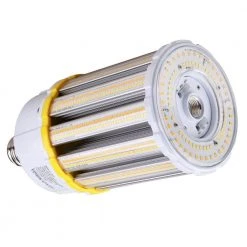 400-Watt Equivalent 80-Watt Corn Cob ED37 HID LED High Bay Bypass Light Bulb Mog 120-277-Volt Selectable 300040005000K by HALCO LIGHTING TECHNOLOGIES -Acclaim Lighting store halco lighting technologies led light bulbs hid80 cs ex39 led 82369 4f 1000