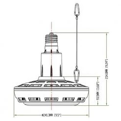 400-Watt Equivalent 90-Watt Corn Cob ED37 HID LED High Bay Bypass Light Bulb Mog 120-Volt - 277-Volt in Cool White by HALCO LIGHTING TECHNOLOGIES 9 400-Watt Equivalent 90-Watt Corn Cob ED37 HID LED High Bay Bypass Light Bulb Mog 120-Volt - 277-Volt in Cool White by HALCO LIGHTING TECHNOLOGIES -Acclaim Lighting store halco lighting technologies led light bulbs hid90 840 ex39 led 84113 c3 1000
