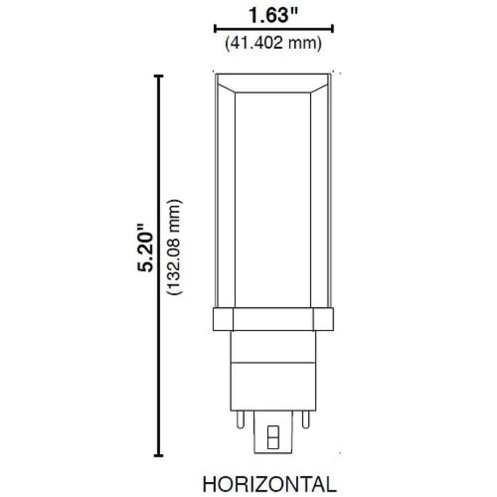 26-Watt Equivalent 10-Watt CFLNI LED Horizontal Bypass Light Bulb GX24q 4-Pin PL Cool White 4000K 81145 by HALCO LIGHTING TECHNOLOGIES 7 26-Watt Equivalent 10-Watt CFLNI LED Horizontal Bypass Light Bulb GX24q 4-Pin PL Cool White 4000K 81145 by HALCO LIGHTING TECHNOLOGIES - Image 5