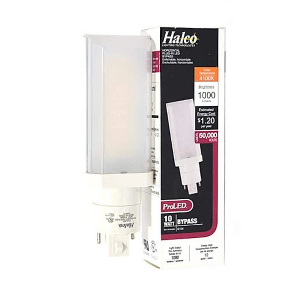 26-Watt Equivalent 10-Watt CFLNI LED Horizontal Bypass Light Bulb GX24q 4-Pin PL Cool White 4000K 81145 by HALCO LIGHTING TECHNOLOGIES 6 26-Watt Equivalent 10-Watt CFLNI LED Horizontal Bypass Light Bulb GX24q 4-Pin PL Cool White 4000K 81145 by HALCO LIGHTING TECHNOLOGIES - Image 4