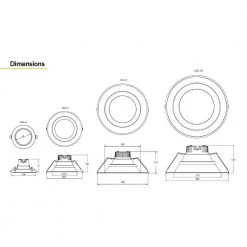 10 in. Selectable Lumen Color Temperature Dimmable Integrated LED Recessed Downlight Trim Wet Location 120-Volt-277-Volt by HALCO LIGHTING TECHNOLOGIES -Acclaim Lighting store halco lighting technologies recessed lighting trims cdl10 ws cs u 88987 4f 1000