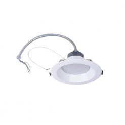 8 in. Selectable Lumen Color Temperature Dimmable Integrated LED Recessed Downlight Trim Wet Location 120-Volt-277-Volt by HALCO LIGHTING TECHNOLOGIES